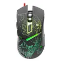 Defender Maus Alfa GM-703L, 3200DPI, optisch, 6Tas., USB verdrahtet, schwarz, Game, unterbeleuchtet