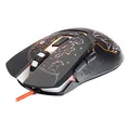 Defender Maus Alfa GM-703L, 3200DPI, optisch, 6Tas., USB verdrahtet, schwarz, Game, unterbeleuchtet