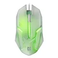 Defender Maus Cyber MB-560L, 1200DPI, optisch, 3Tas., USB verdrahtet, weiss, Game, unterbeleuchtet