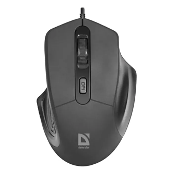 Hauptbild des Produkts Defender Myš Datum MB-347, 1600DPI, optická, 4tl., 1 kolečko, drátová USB, černá, kancelá