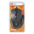 Defender Maus Datum MB-347, 1600DPI, optisch, 4Tas., USB verdrahtet, schwarz, fürs Büro