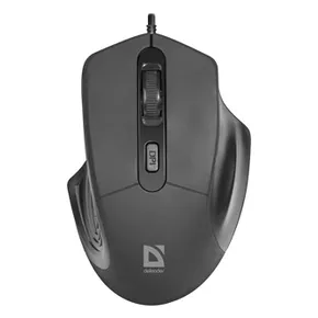 Defender Maus Datum MB-347, 1600DPI, optisch, 4Tas., USB verdrahtet, schwarz, fürs Büro