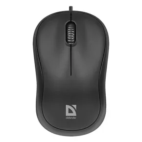 Defender Maus Patch MS-759, 1000DPI, optisch, 3Tas., USB verdrahtet, schwarz, fürs Büro, kompakt