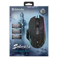 Weiteres Produktbild Defender Maus Syberia GM-680L, 3200DPI, optisch, 7Tas., USB verdrahtet, schwarz, Game, RGB