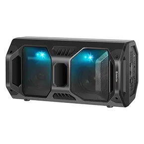 Defender Lautsprecher Rage, Li-Ion, 2.0, 50W, schwarz, Lautstärkeregler, LED-Unterbeleuchtung,BT 5.0,TWS, Fernbedienung, 45Hz~22kH