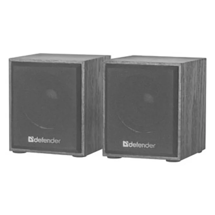 Hauptbild des Produkts Defender reproduktory SPK 230, 2.0, 2x2W, černé, regulace hlasitosti, dřevěné, 100Hz~18kH