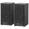 Defender Lautsprechers SPK 240, 2.0, 2x3W, schwarz, Lautstärkeregler, aus Holz, 100Hz~18kHz