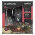 Weiteres Produktbild Defender Maus-Set Devourer MHP-006, 3200DPI, optisch, 6Tas., USB verdrahtet, schwarz, mit Gaming-Kopfhörer und Pad, unterbeleuchte