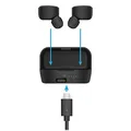Defender Twins 639, Kophörer mit Mikrofon, ohne Lautstärkeregelung, schwarz, Earphones, bluetooth