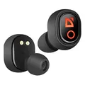 Defender Twins 639, Kophörer mit Mikrofon, ohne Lautstärkeregelung, schwarz, Earphones, bluetooth