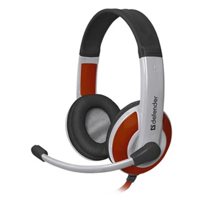 Hauptbild des Produkts Defender Warhead G-120, herní sluchátka s mikrofonem, ovládání hlasitosti, bílo-červená,