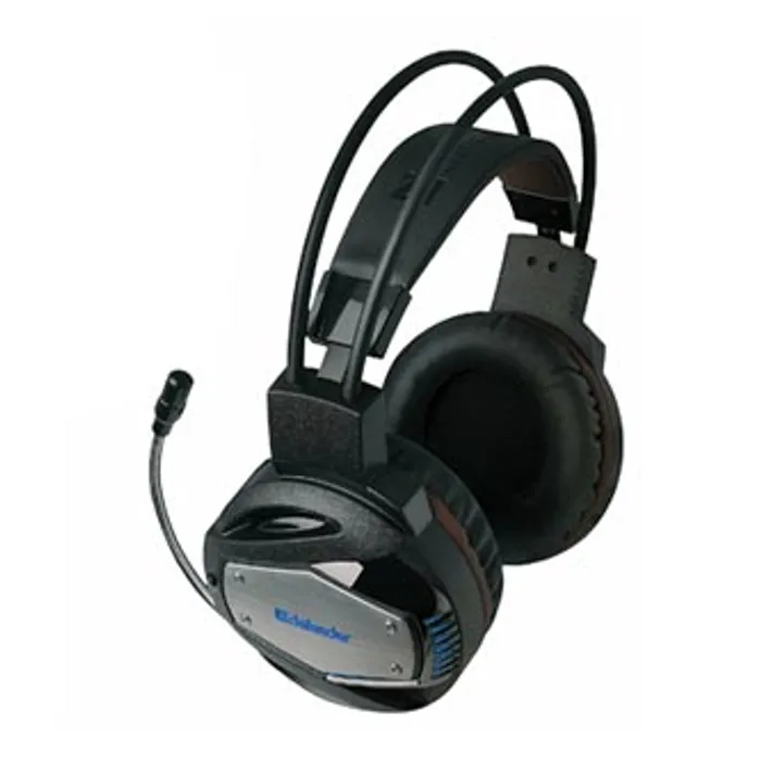 Hauptbild des Produkts Defender Warhead G-500, sluchátka s mikrofonem, ovládání hlasitosti, černo-hnědá, herní s