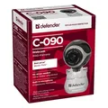 Defender Webkamera C-090, 0.3 Mpix, USB 2.0, schwarz, für Notebook/LCD