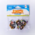 Mädchenfigur-Dekoration, Farbmix - 10er-Set