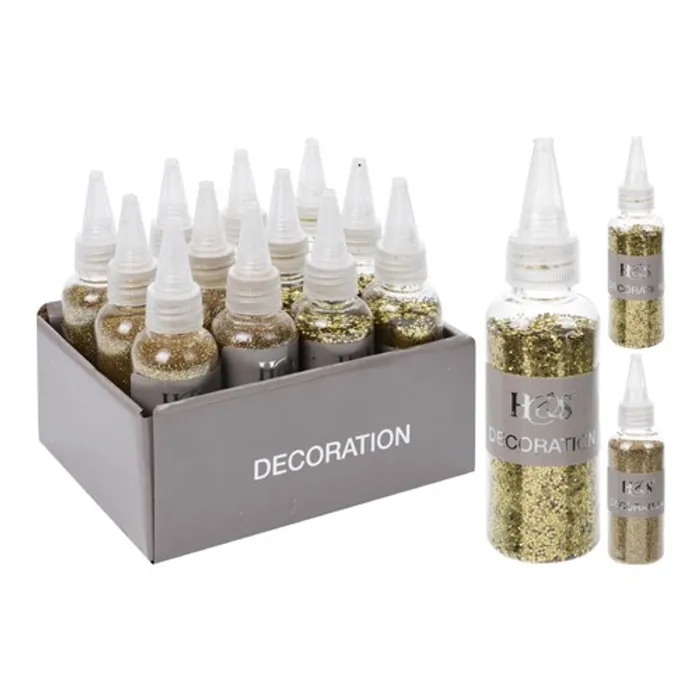 Hauptbild des Produkts Dekorační flitry 40g - zlaté, mix