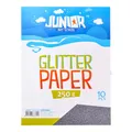 Dekorpapier A4 10 Stück schwarz glitzernd 250 g