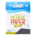 Weiteres Produktbild Dekorpapier A4 10 Stück schwarz metallic 250 g
