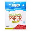 Weiteres Produktbild Dekorpapier A4 10 Stück rot holografisch 250 g
