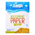 Weiteres Produktbild Dekorpapier A4 10 Stück gelb holografisch 250 g
