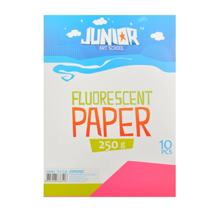 Hauptbild des Produkts Dekorační papír A4 Fluo růžový 250 g, sada 10 ks