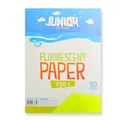 Dekorpapier A4 Fluogelb 250 g, Set a 10 Stück