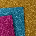 Dekoschaum A4 EVA 10 Stück orange Stärke 2,0 mm Glitzer