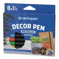 Dekormarker CENTROPEN 2737/9 DecorPen, 9 Stück Metallic