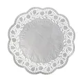 Deko-Tortenspitze (PAP) rund weiß durchmesser 38cm [100 St.]