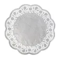 Deko-Tortenspitze (PAP) rund weiß durchmesser 40cm [100 St.]