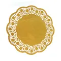 Weiteres Produktbild Deko-Tortenspitze (PAP/ALU) rund gold durchmesser 36cm [4 St.]