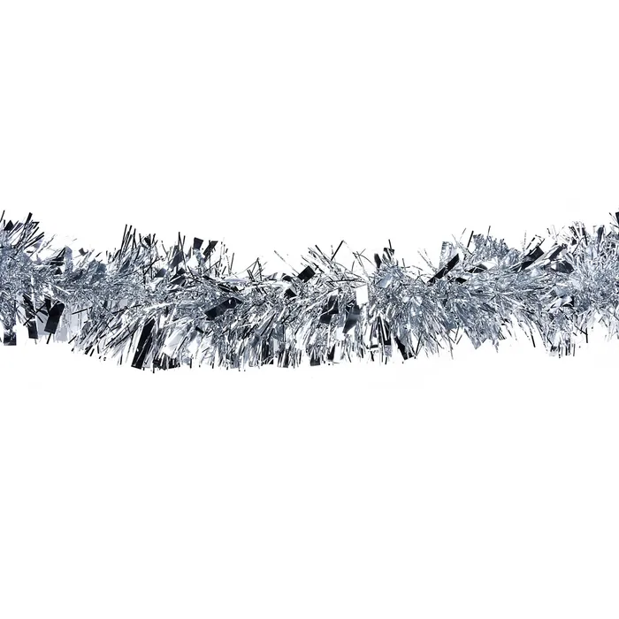 Hauptbild des Produkts Dekorativní řetěz (PET) stříbrný průměr 11cm x 2m [1 ks]