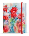 Täglicher Terminkalender - Adam - Lamino - B6 - Blumen