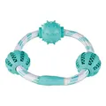 DENTAfun Seilring mit 3 Kugeln, Hartgummi 20 cm