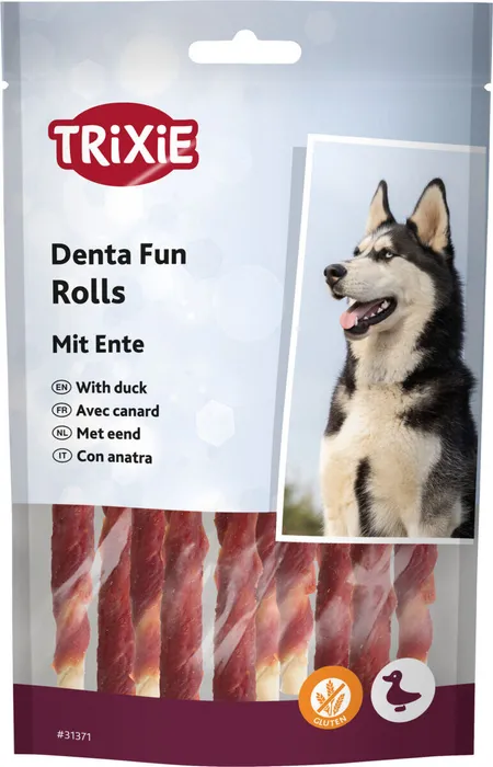 Hauptbild des Produkts DENTAfun-tyčinka svázaná kachním masem 10ks, 12cm/80g
