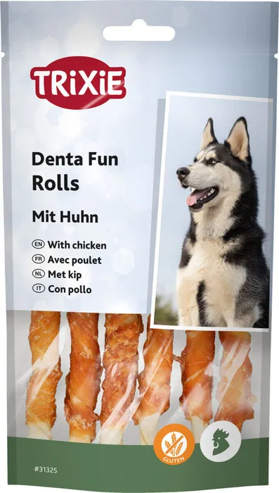 Hauptbild des Produkts DENTAfun-tyčinka svázaná kuřecím masem 6ks, 12cm/70g