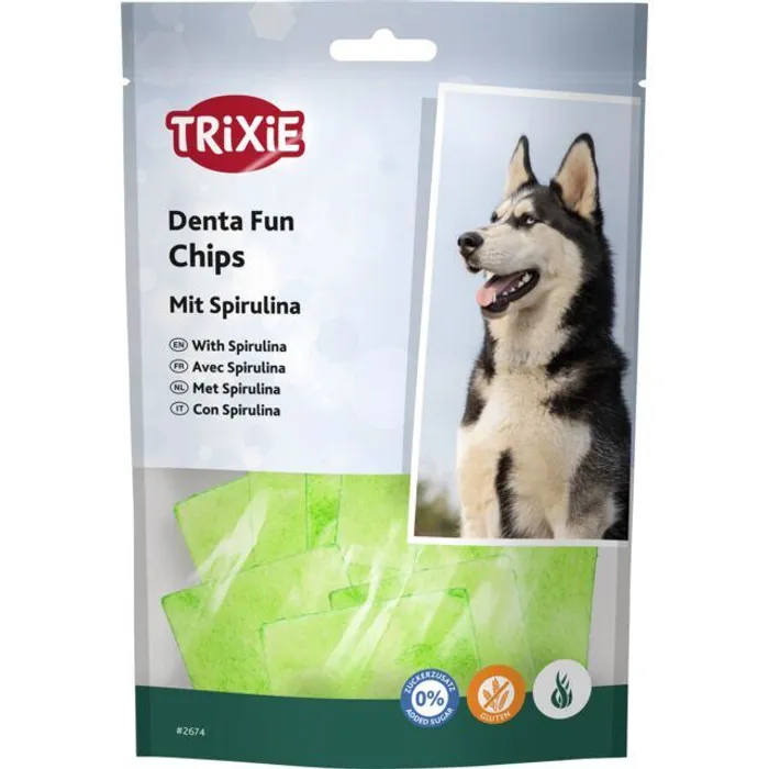 Hauptbild des Produkts DENTAfun žvýkací chipsy+spirulina 50g