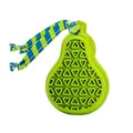 Weiteres Produktbild Dentální hračka hruška přírodní guma pro štěňata s látkovým střapcem 9 cm HipHop