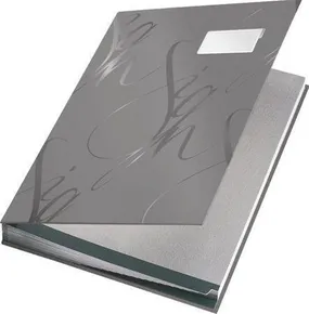 Leitz Design Unterschriftenbuch, grau