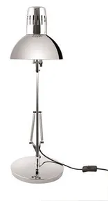 Schreibtischlampe, 11 W, ALBA Architect, chrom