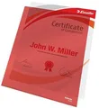 Weiteres Produktbild Teller L, rot, A4, 150 Mikron, ESSELTE [25 Stück]