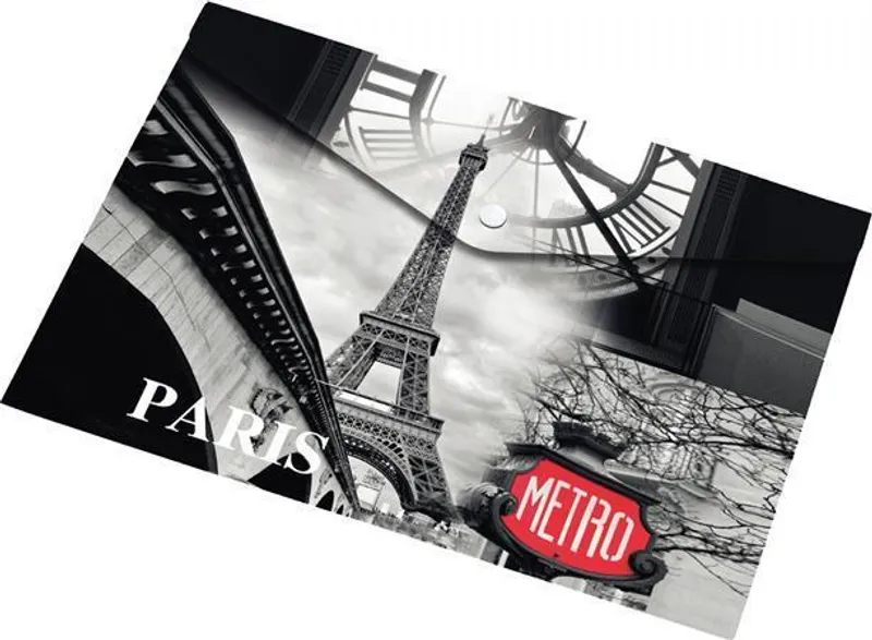 Hauptbild des Produkts Desky na dokumenty "Paris", s drukem, A4, PP, PANTA PLAST