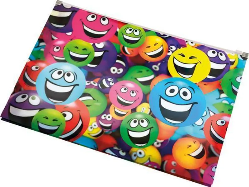 Hauptbild des Produkts Desky na dokumenty "Smile", se zipem, A4, PP, PANTA PLAST