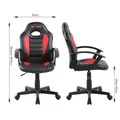Dětská herní židle Red Fighter C5, černo-červená, 5-PACK