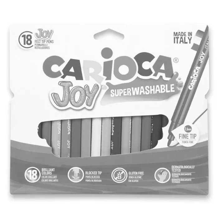 Hauptbild des Produkts Dětské fixy Carioca Joy 18 barev