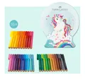 Kindermarkierer Faber-Castell 155544 Connector Einhorn-Schneekugel, 33-tlg