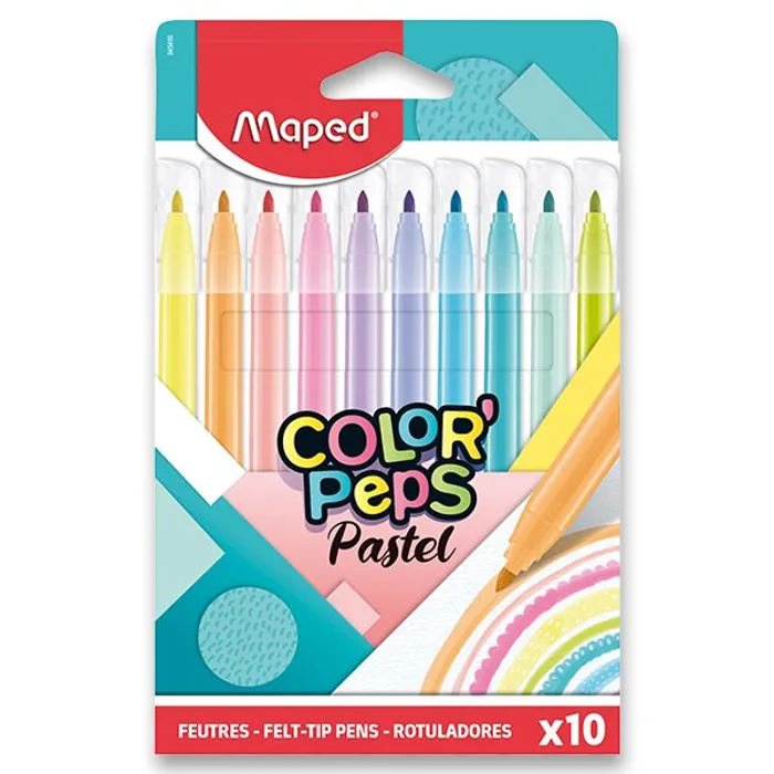 Hauptbild des Produkts Dětské fixy Maped Color'Peps Pastel 10 barev