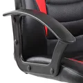 Kinder-Gaming-Stuhl Red Fighter C5, schwarz-rot, + Mikrofon Marvo MIC-02