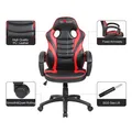Kinderspielstuhl Red Fighter C6, schwarz-rot, + Mikrofon Marvo MIC-02, PROMO