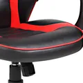 Kinderspielstuhl Red Fighter C6, schwarz-rot, + Mikrofon Marvo MIC-02, PROMO