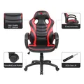 Stuhl Red Fighter C6, schwarz/rot